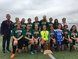Cardinal Carter Celtics’ Jr. Girls Soccer team are YRAA Tier 1 Champions!