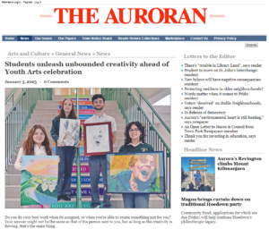 Grade 12 Students Highlighted in the Auroran
